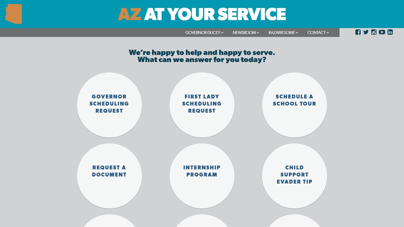 AZ At Your Service | Office of the Arizona Governor